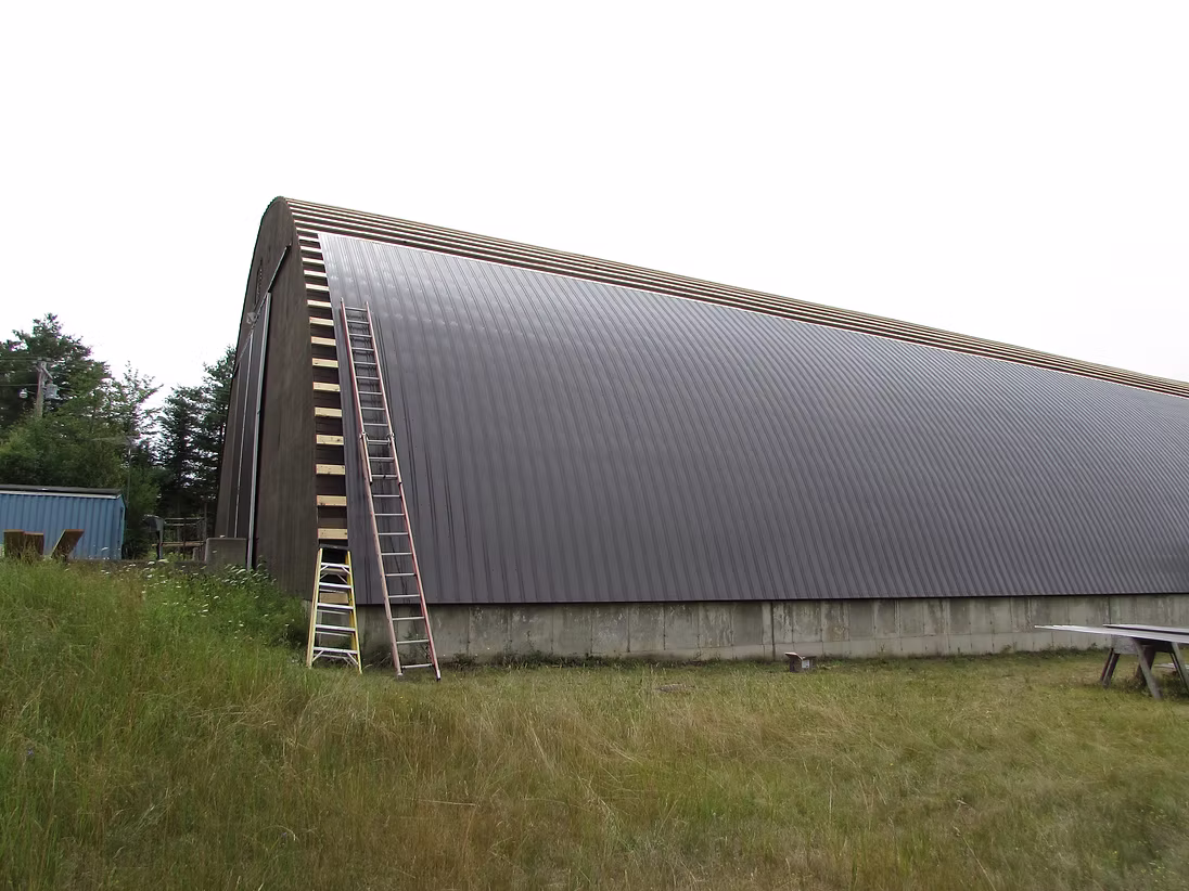 New Metal Roof on Prentiss Shed